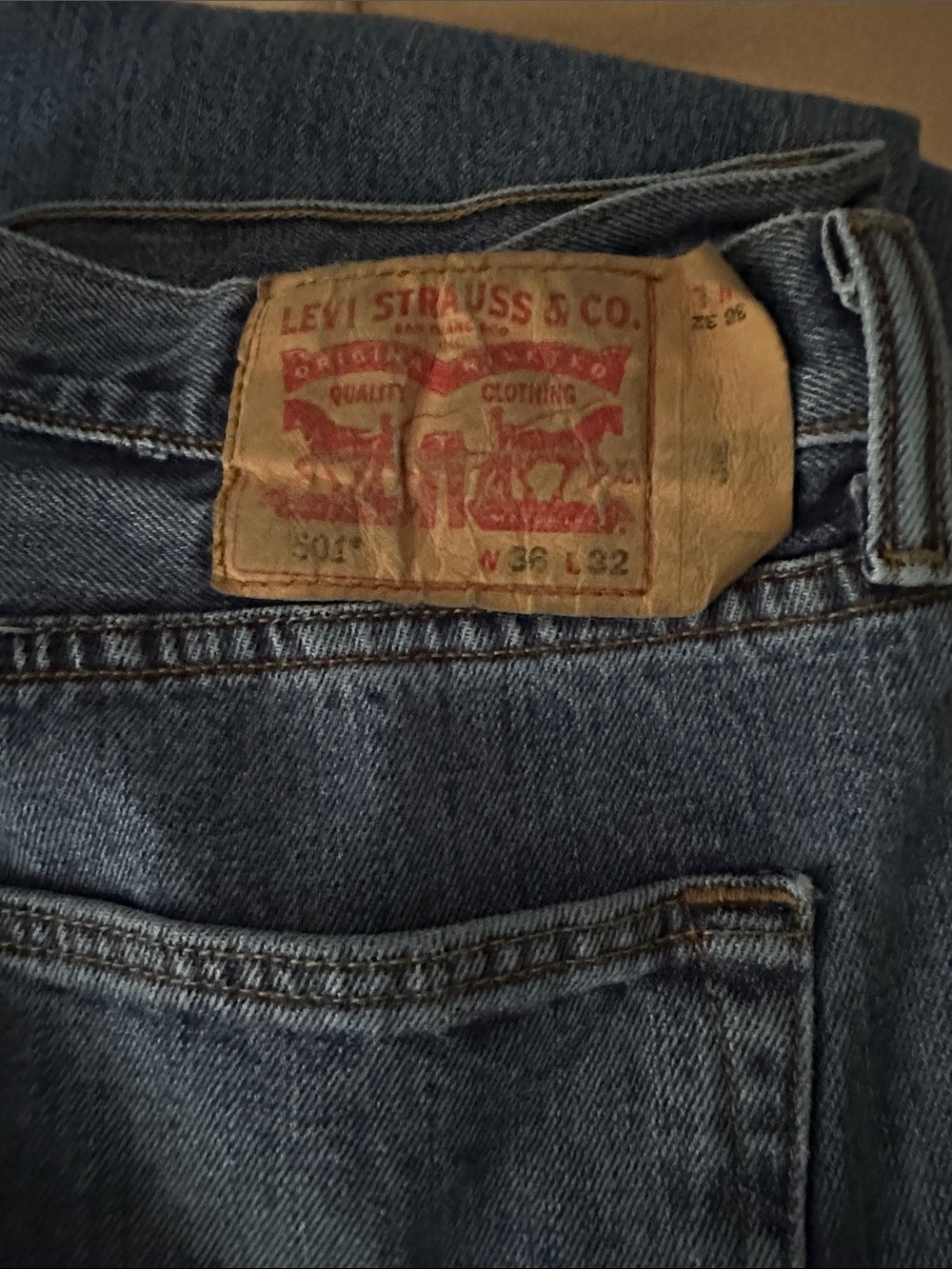 Levi's Men’s Blue Relaxed Fit Denim Jeans